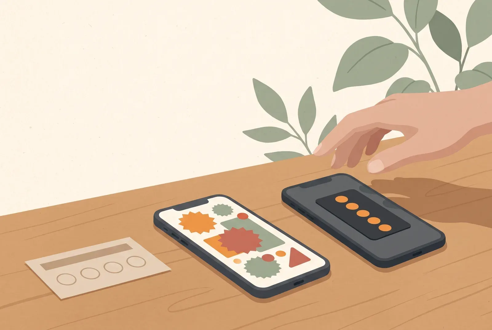 Illustration zum Artikel: Stempelkarte oder Rabatt-App? Was zu deinem Betrieb passt